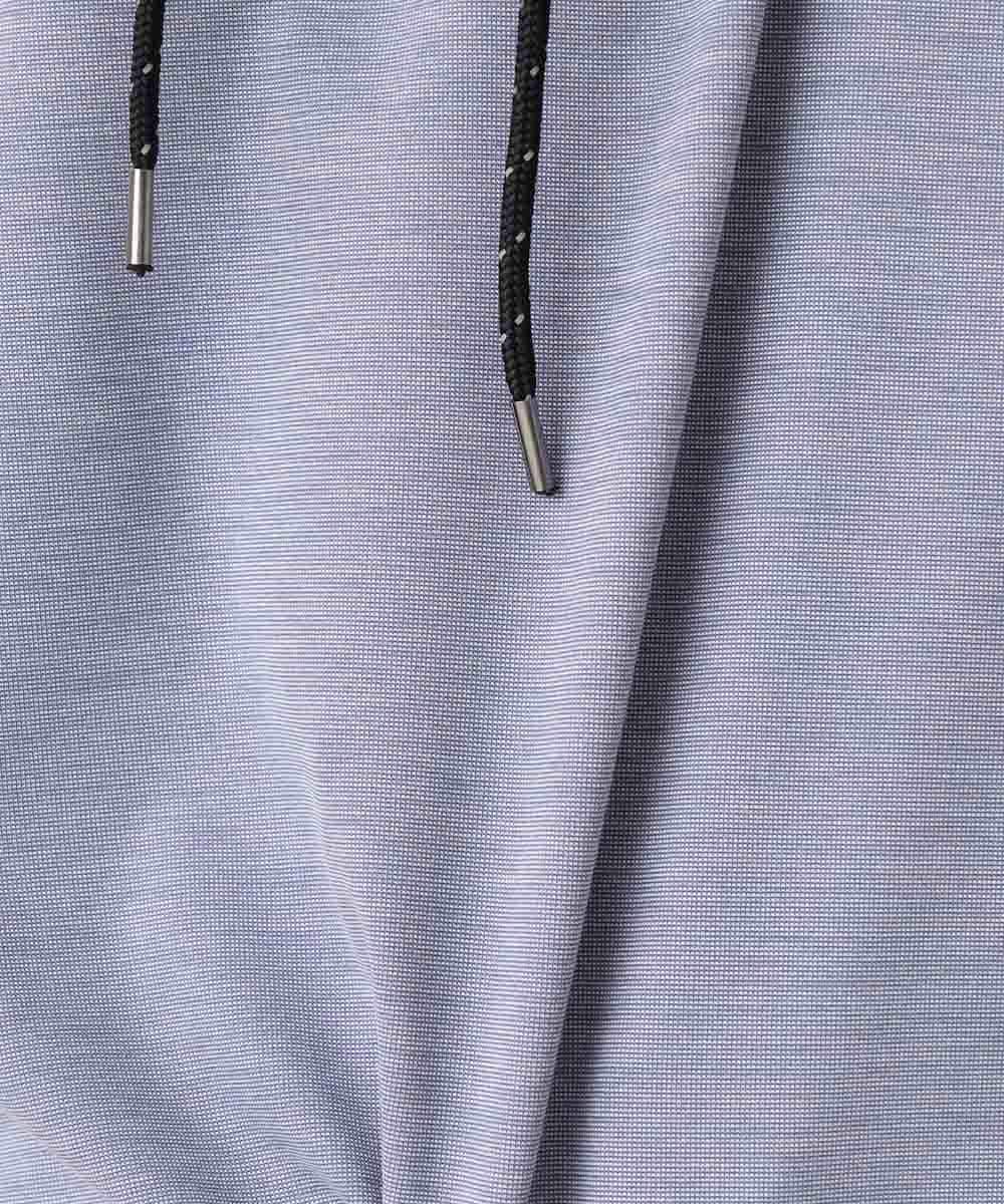 MKKDO13079 MK MICHEL KLEIN HOMME(MKミッシェルクランオム) 【ワンマイルセットアップ企画】パーカー / TRWフェイス ライトブルー(50)
