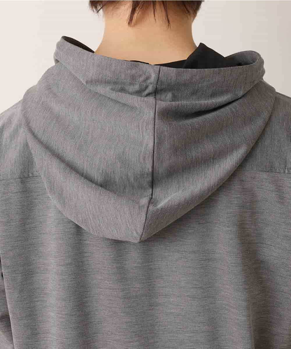MKKDO13079 MK MICHEL KLEIN HOMME(MKミッシェルクランオム) 【ワンマイルセットアップ企画】パーカー / TRWフェイス グレー(92)