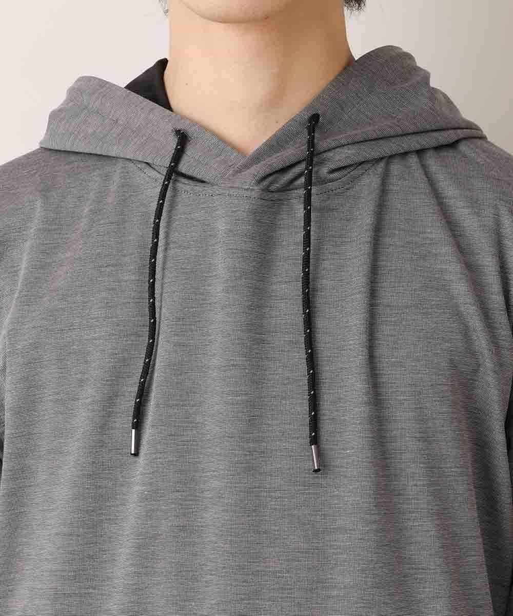 MKKDO13079 MK MICHEL KLEIN HOMME(MKミッシェルクランオム) 【ワンマイルセットアップ企画】パーカー / TRWフェイス グレー(92)