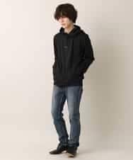 MKKDO13079 MK MICHEL KLEIN HOMME(MKミッシェルクランオム) 【ワンマイルセットアップ企画】パーカー / TRWフェイス ブラック(94)