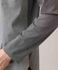 MKKDO16059 MK MICHEL KLEIN HOMME(MKミッシェルクランオム) 【ワンマイルセットアップ企画】カットソー / TRWフェイス グレー(92)
