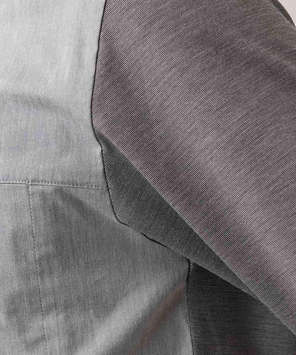 MKKDO16059 MK MICHEL KLEIN HOMME(MKミッシェルクランオム) 【ワンマイルセットアップ企画】カットソー / TRWフェイス グレー(92)