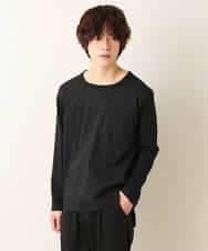 MKKDO16059 MK MICHEL KLEIN HOMME(MKミッシェルクランオム) 【ワンマイルセットアップ企画】カットソー / TRWフェイス ブラック(94)