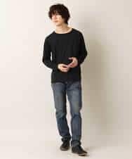 MKKDO16059 MK MICHEL KLEIN HOMME(MKミッシェルクランオム) 【ワンマイルセットアップ企画】カットソー / TRWフェイス ブラック(94)