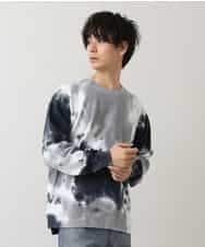 MKKDO17069 MK MICHEL KLEIN HOMME(MKミッシェルクランオム) タイダイクルーネック ブラック(94)