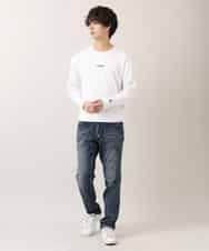 MKKDO25059 MK MICHEL KLEIN HOMME(MKミッシェルクランオム) ライトポンチフォト ホワイト(90)