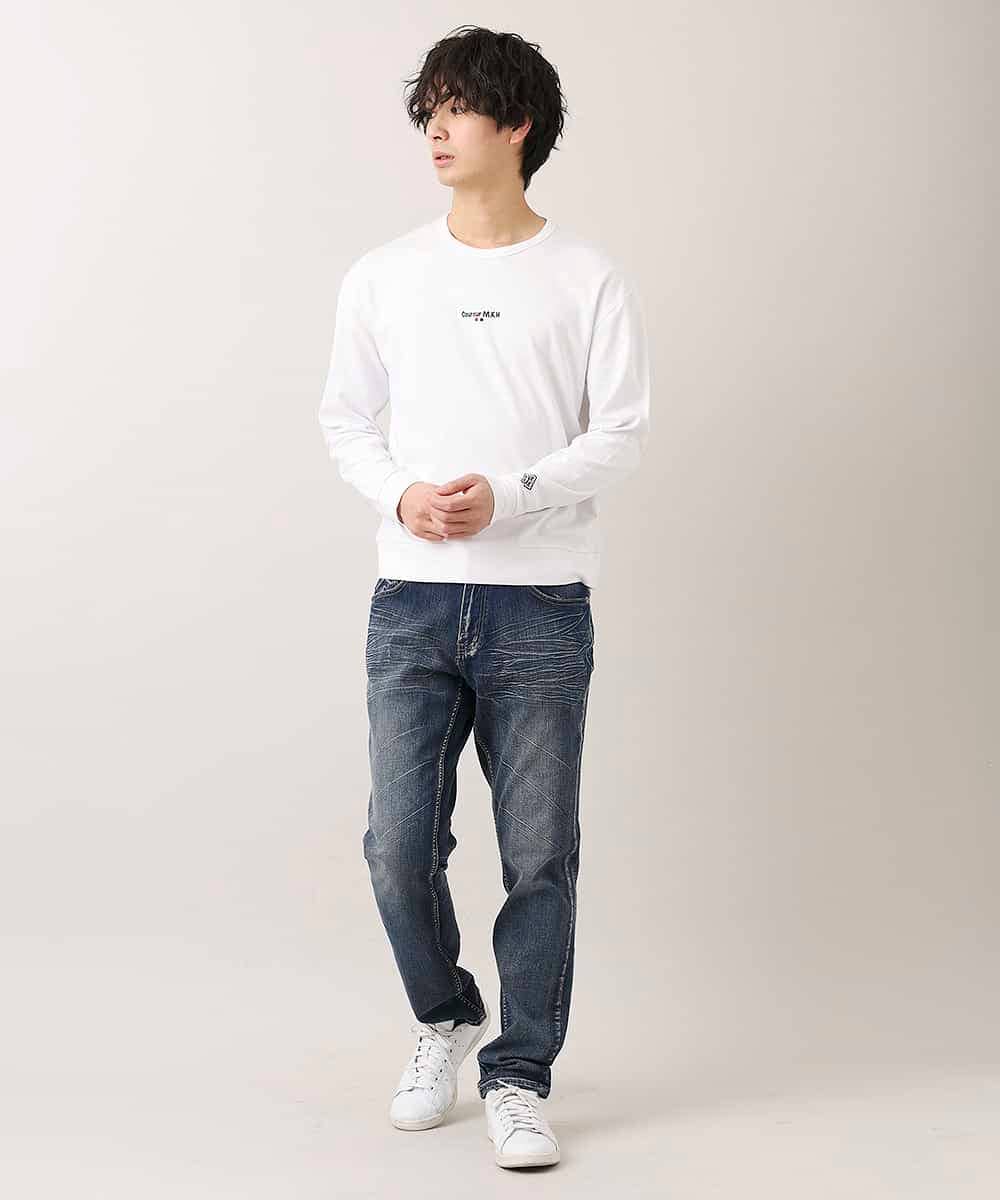 MKKDO25059 MK MICHEL KLEIN HOMME(MKミッシェルクランオム) ライトポンチフォト ホワイト(90)