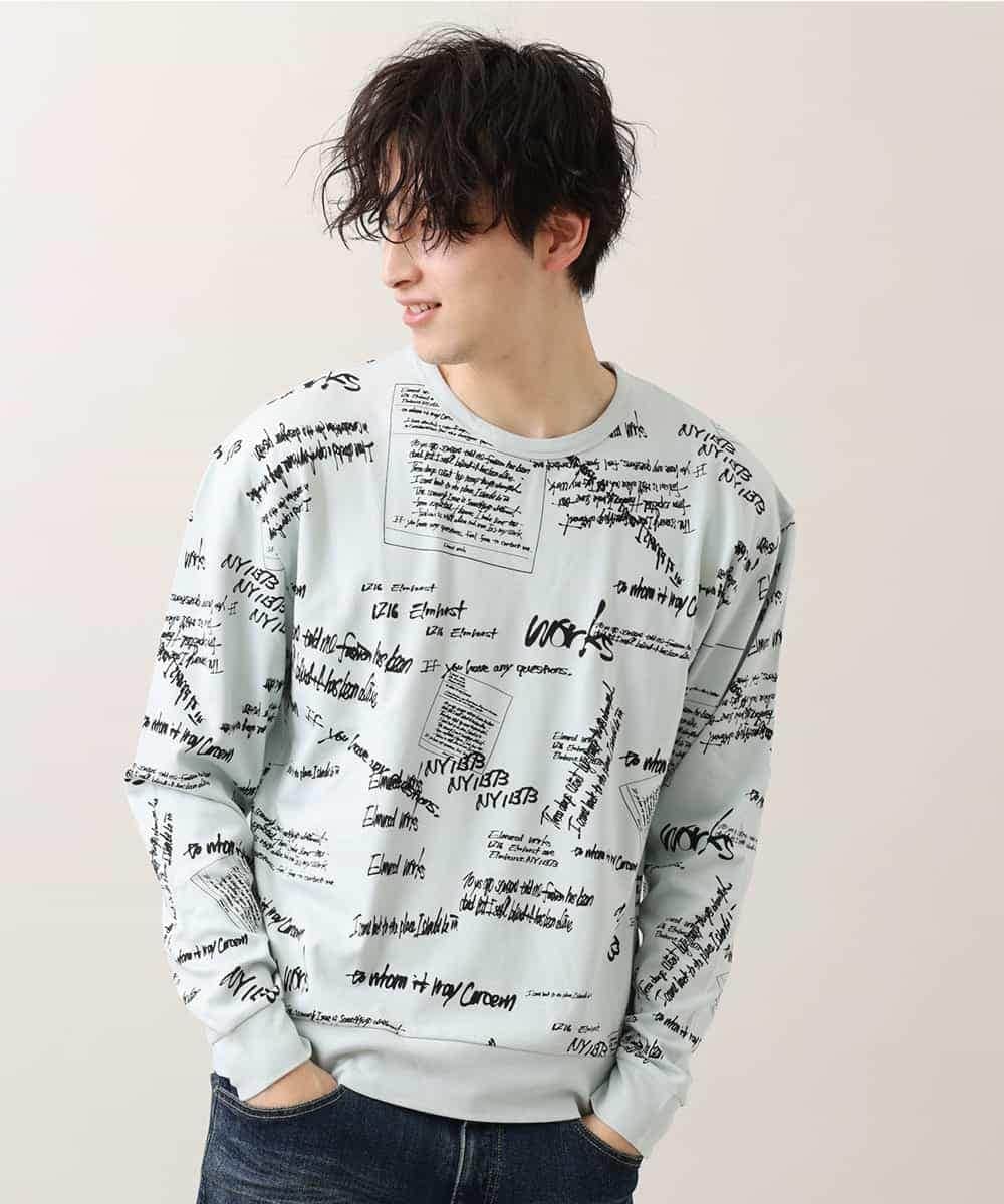 MKKDO26069 MK MICHEL KLEIN HOMME(MKミッシェルクランオム) 【WEB特別プライス】ライトポンチソウガラ グリーン(30)