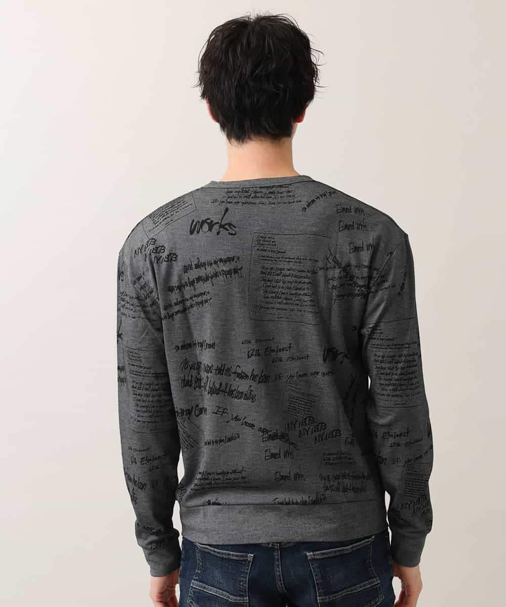 MKKDO26069 MK MICHEL KLEIN HOMME(MKミッシェルクランオム) 【WEB特別プライス】ライトポンチソウガラ ダークグレー(93)