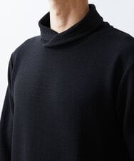 MKKDU07090 MK MICHEL KLEIN HOMME(MKミッシェルクランオム) ショールネックカットソー ブラック(94)