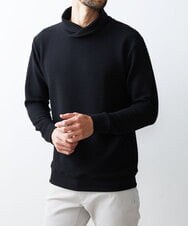 MKKDU07090 MK MICHEL KLEIN HOMME(MKミッシェルクランオム) ショールネックカットソー ブラック(94)