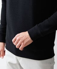 MKKDU07090 MK MICHEL KLEIN HOMME(MKミッシェルクランオム) ショールネックカットソー ブラック(94)