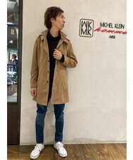 MKKDU07090 MK MICHEL KLEIN HOMME(MKミッシェルクランオム) ショールネックカットソー ブラック(94)
