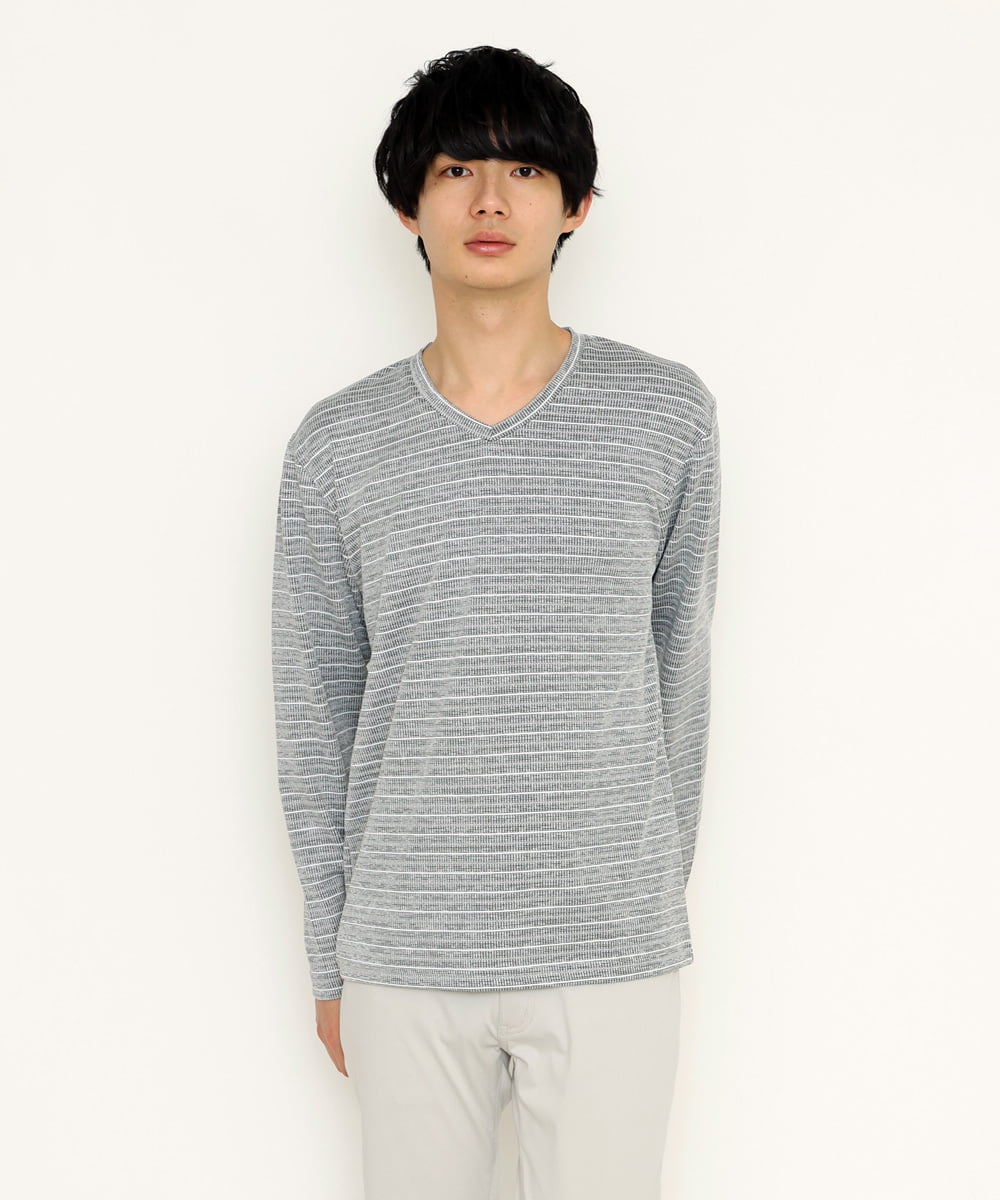 くつろぎカフェタイム 【未使用品】ミッシェルクラン MICHEL KLEIN ボーダー カットソー 通販 