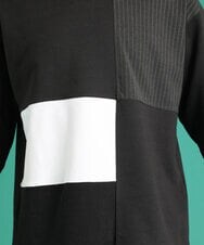 MKKDU80085 MK MICHEL KLEIN HOMME(MKミッシェルクランオム) ブロックカットソー ブラック(94)