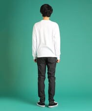 MKKDU81059 MK MICHEL KLEIN HOMME(MKミッシェルクランオム) ストライプ柄カットソー ホワイト(90)