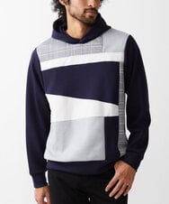 MKKDX03099 MK MICHEL KLEIN HOMME(MKミッシェルクランオム) ブロッキングパーカー ネイビー(57)