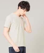 MKKFJ79045 MK MICHEL KLEIN HOMME(MKミッシェルクランオム) カットソー／シャドーバイヤス ベージュ