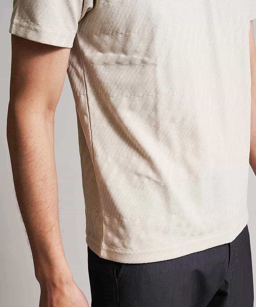 MKKFJ79045 MK MICHEL KLEIN HOMME(MKミッシェルクランオム) カットソー／シャドーバイヤス ベージュ