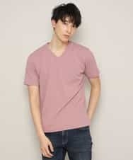 MKKFJ81059 MK MICHEL KLEIN HOMME(MKミッシェルクランオム) カットソー／フクレへリンボン ピンク
