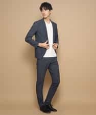 MKKFJ81059 MK MICHEL KLEIN HOMME(MKミッシェルクランオム) カットソー／フクレへリンボン ホワイト