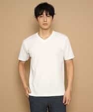 MKKFJ81059 MK MICHEL KLEIN HOMME(MKミッシェルクランオム) カットソー／フクレへリンボン ホワイト