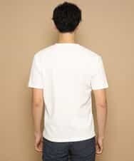 MKKFJ81059 MK MICHEL KLEIN HOMME(MKミッシェルクランオム) カットソー／フクレへリンボン ホワイト