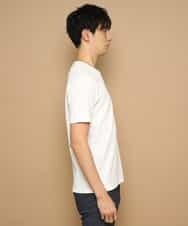 MKKFJ81059 MK MICHEL KLEIN HOMME(MKミッシェルクランオム) カットソー／フクレへリンボン ホワイト
