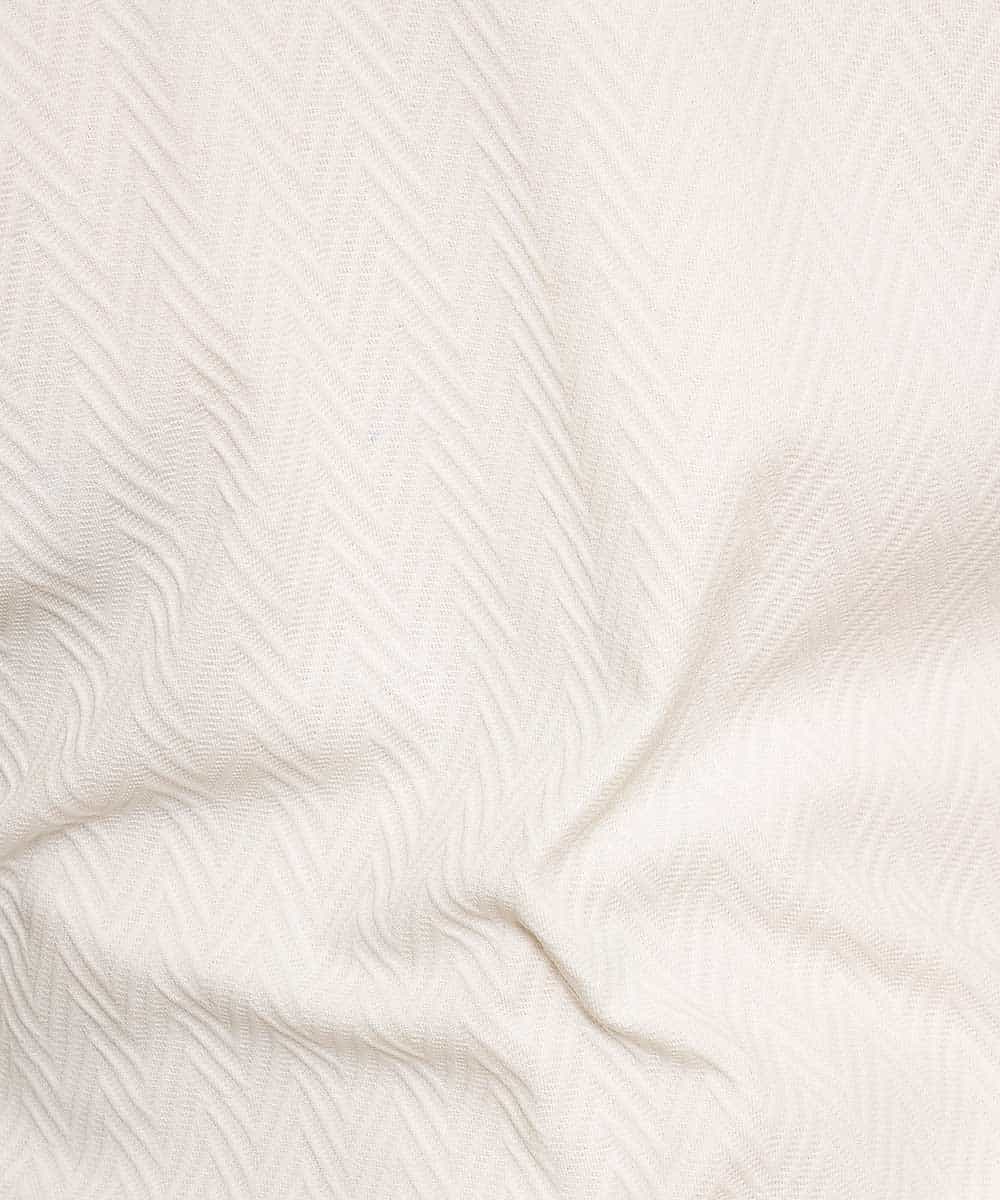 MKKFJ81059 MK MICHEL KLEIN HOMME(MKミッシェルクランオム) カットソー／フクレへリンボン ホワイト