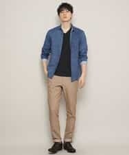 MKKFJ81059 MK MICHEL KLEIN HOMME(MKミッシェルクランオム) カットソー／フクレへリンボン ブラック