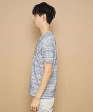 MKKFL21045 MK MICHEL KLEIN HOMME(MKミッシェルクランオム) カットソー／マッシュストレッチ ネイビー