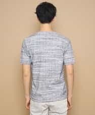 MKKFL21045 MK MICHEL KLEIN HOMME(MKミッシェルクランオム) カットソー／マッシュストレッチ ネイビー