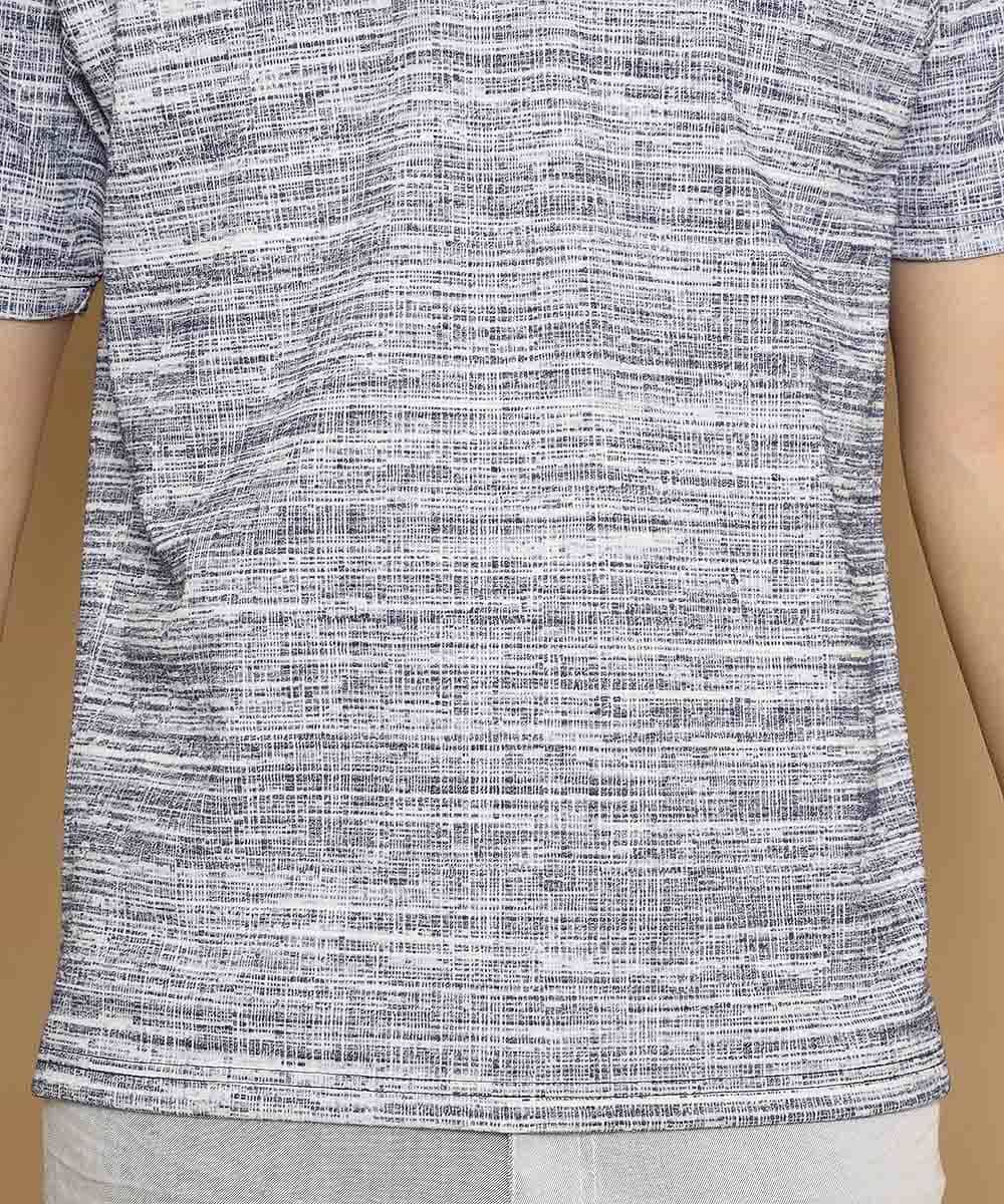 MKKFL21045 MK MICHEL KLEIN HOMME(MKミッシェルクランオム) カットソー／マッシュストレッチ ネイビー