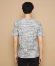 MKKFL21045 MK MICHEL KLEIN HOMME(MKミッシェルクランオム) カットソー／マッシュストレッチ ダークグレー