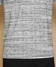 MKKFL21045 MK MICHEL KLEIN HOMME(MKミッシェルクランオム) カットソー／マッシュストレッチ ダークグレー