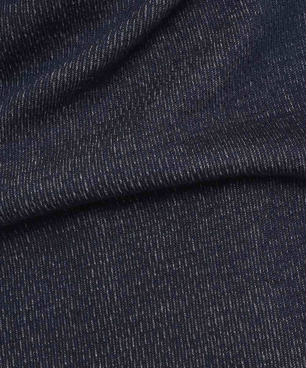 MKKFL23069 MK MICHEL KLEIN HOMME(MKミッシェルクランオム) カットソー／メッシュプレーティング ネイビー