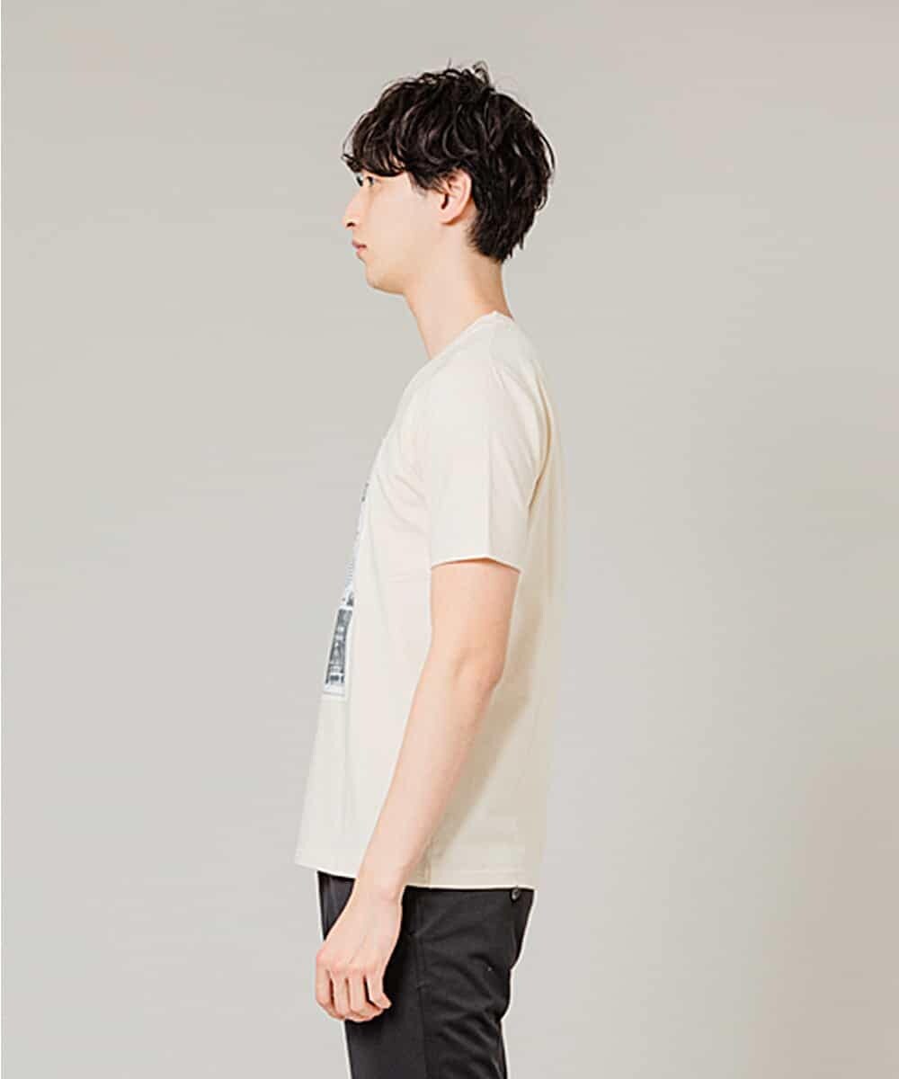 MKKFL28059 MK MICHEL KLEIN HOMME(MKミッシェルクランオム) カットソー／FILARTEX テンジク ベージュ