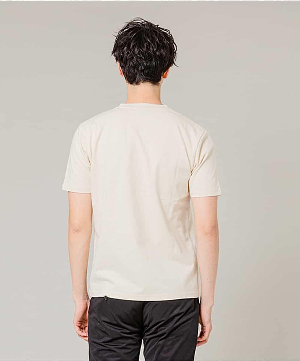 MKKFL28059 MK MICHEL KLEIN HOMME(MKミッシェルクランオム) カットソー／FILARTEX テンジク ベージュ