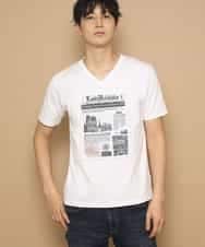 MKKFL28059 MK MICHEL KLEIN HOMME(MKミッシェルクランオム) カットソー／FILARTEX テンジク ホワイト