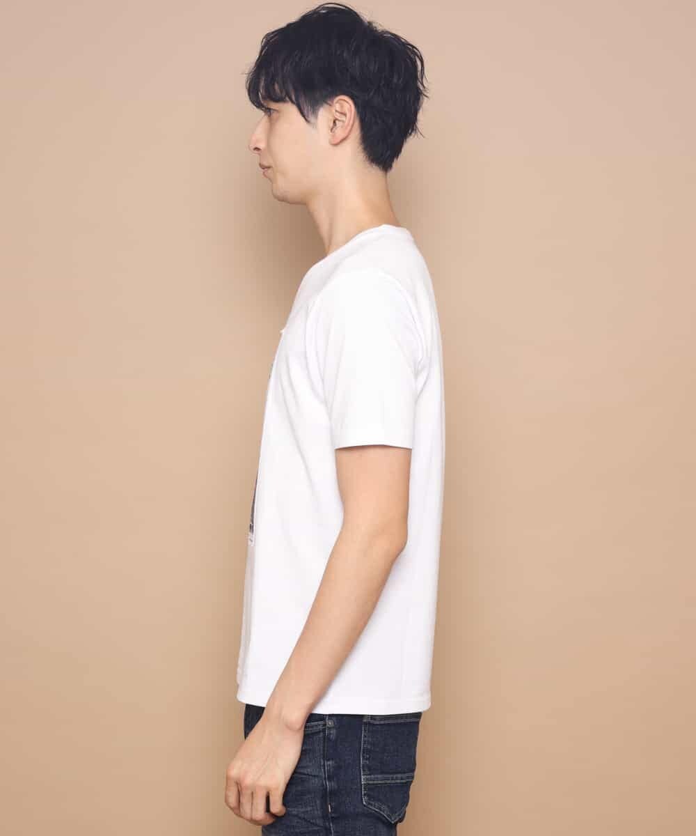 MKKFL28059 MK MICHEL KLEIN HOMME(MKミッシェルクランオム) カットソー／FILARTEX テンジク ホワイト