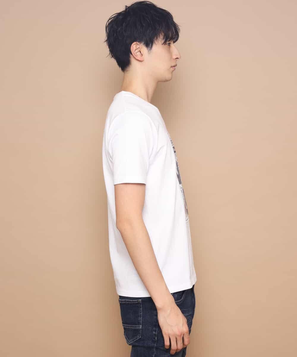 MKKFL28059 MK MICHEL KLEIN HOMME(MKミッシェルクランオム) カットソー／FILARTEX テンジク ホワイト