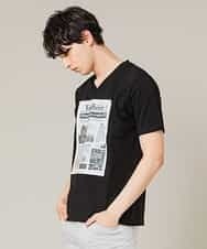 MKKFL28059 MK MICHEL KLEIN HOMME(MKミッシェルクランオム) カットソー／FILARTEX テンジク ブラック