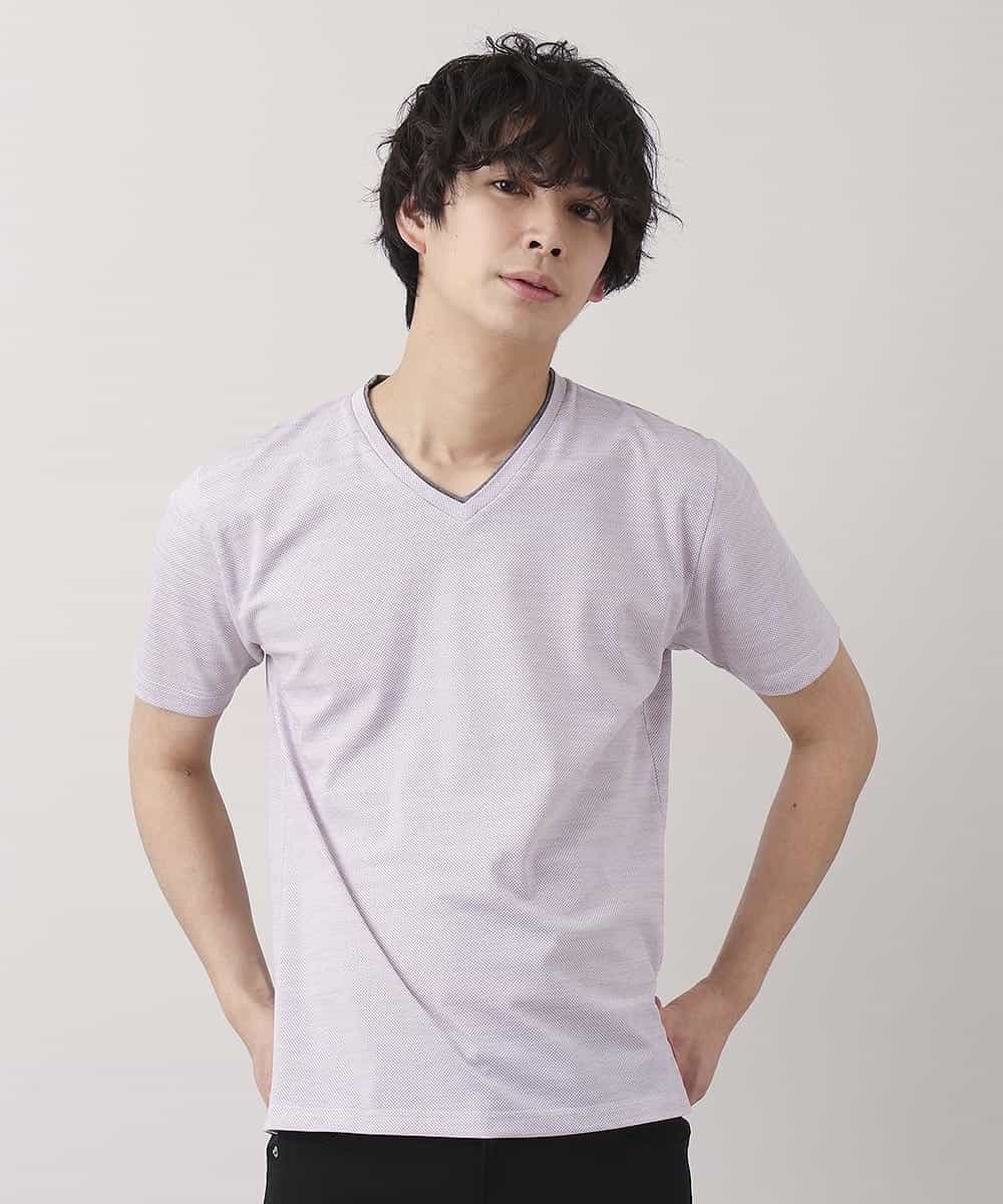 MKKFM85059 MK MICHEL KLEIN HOMME(MKミッシェルクランオム) エアーメランジカノコ ピンク(02)