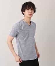 MKKFM85059 MK MICHEL KLEIN HOMME(MKミッシェルクランオム) エアーメランジカノコ ライトグレー(91)