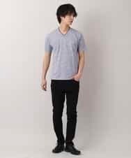 MKKFM85059 MK MICHEL KLEIN HOMME(MKミッシェルクランオム) エアーメランジカノコ ライトグレー(91)
