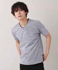 MKKFM85059 MK MICHEL KLEIN HOMME(MKミッシェルクランオム) エアーメランジカノコ ライトグレー(91)