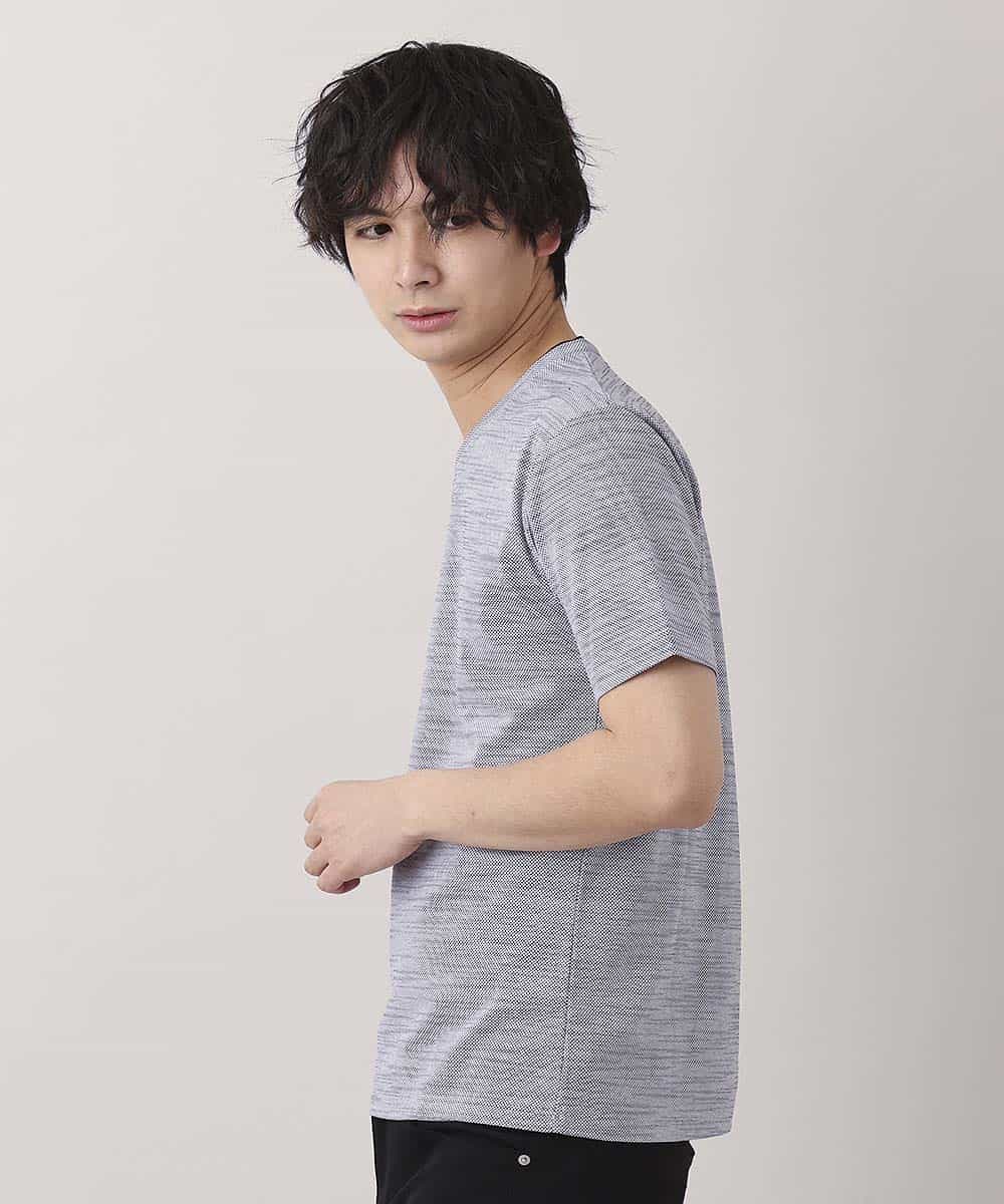 MKKFM85059 MK MICHEL KLEIN HOMME(MKミッシェルクランオム) エアーメランジカノコ ライトグレー(91)