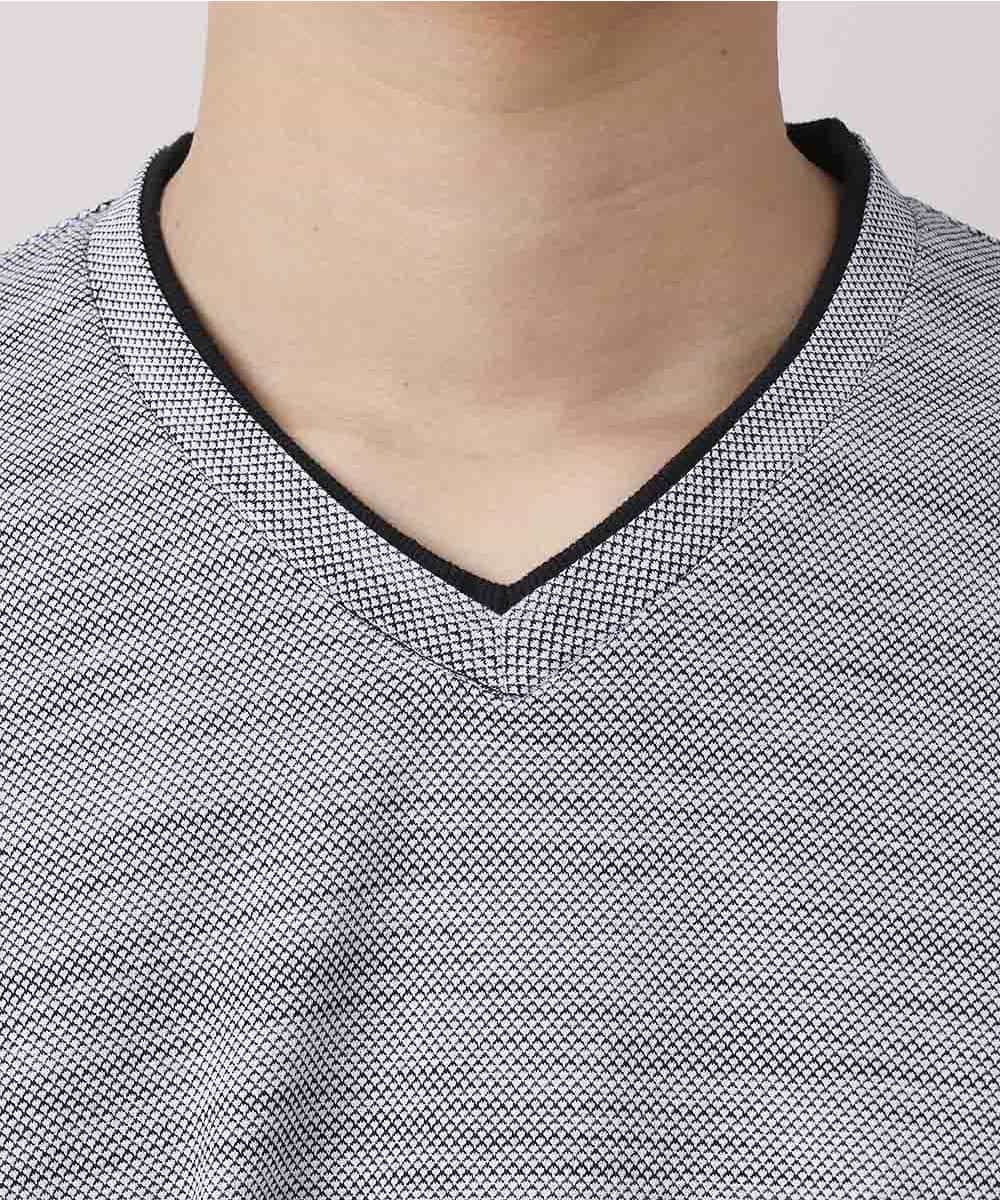 MKKFM85059 MK MICHEL KLEIN HOMME(MKミッシェルクランオム) エアーメランジカノコ ライトグレー(91)
