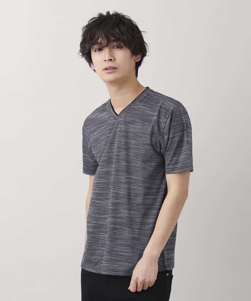 MKKFM85059 MK MICHEL KLEIN HOMME(MKミッシェルクランオム) エアーメランジカノコ ダークグレー(93)