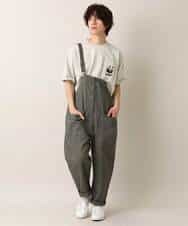 MKKFO21045 MK MICHEL KLEIN HOMME(MKミッシェルクランオム) 【WWFコラボ】クルーネック / ポケットカットソー ライトグレー(91)